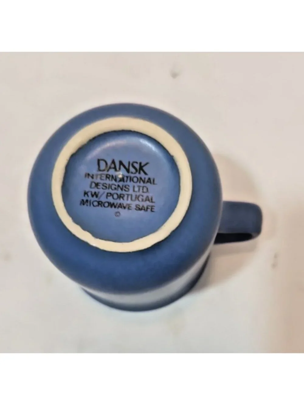 Vtg Dansk Mesa Sky Blue Stoneware 4